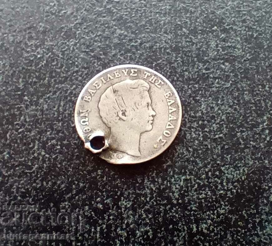 1/4 drachma 1834, Greece, silver, silver coin with price 49.00 BGN | € 25.05 1/4 drachma 1834, Greece, silver, silver coin with price 49.00 BGN | € 25.05