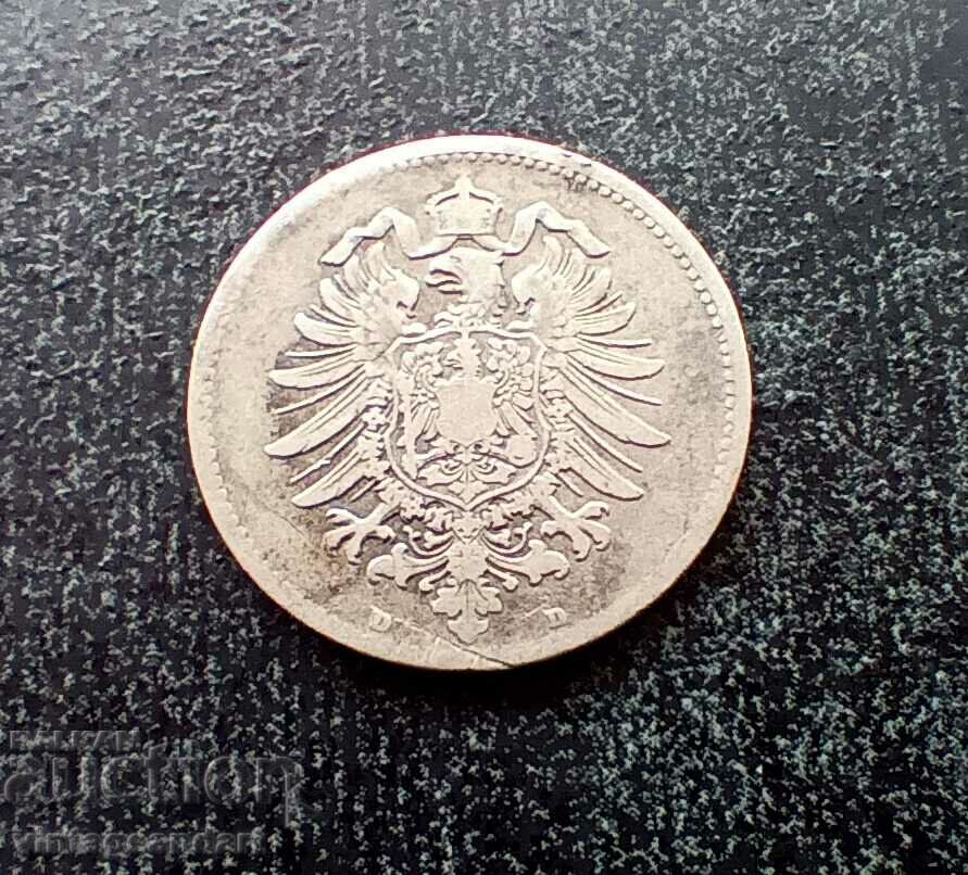 1 mark, mark 1886, Germany, silver silver coin with price 59.00 BGN | € 30.17 1 mark, mark 1886, Germany, silver silver coin with price 59.00 BGN | € 30.17