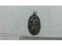 FILIGRAN - SILVER PENDANT WITH STONES