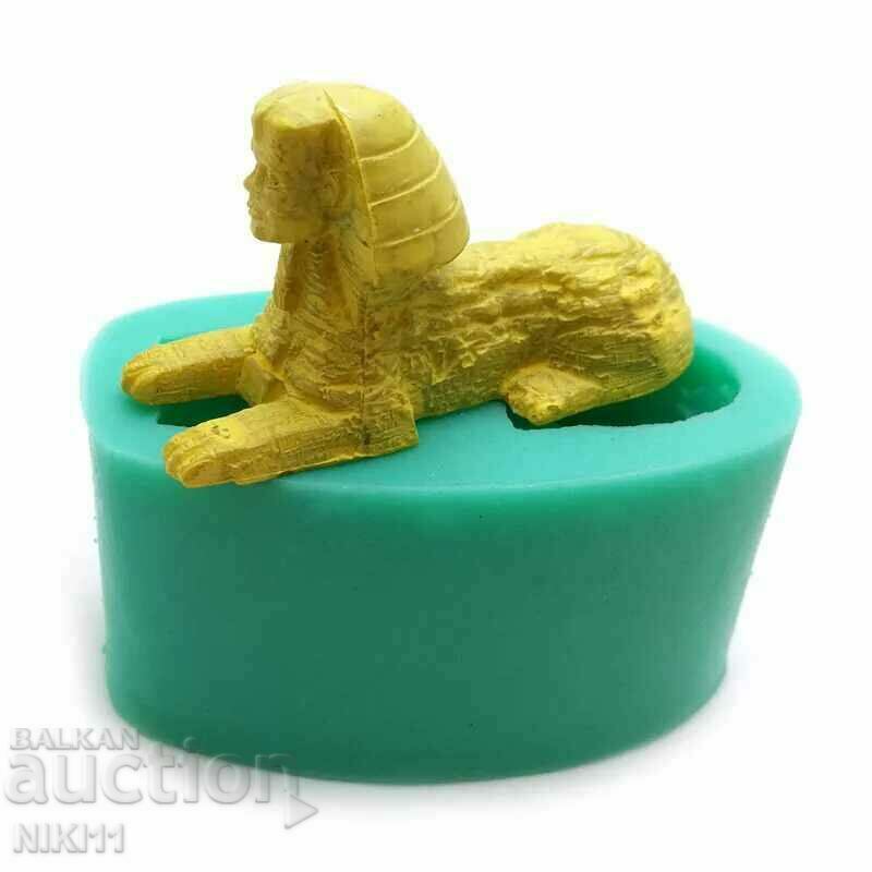 Silicone mold Sphinx, Egypt, for candle, fondant, chocolate with price 15.00 BGN | € 7.67 Silicone mold Sphinx, Egypt, for candle, fondant, chocolate with price 15.00 BGN | € 7.67