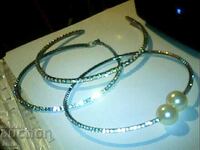 Lot de 3 coliere cu cristale de 40 de carate