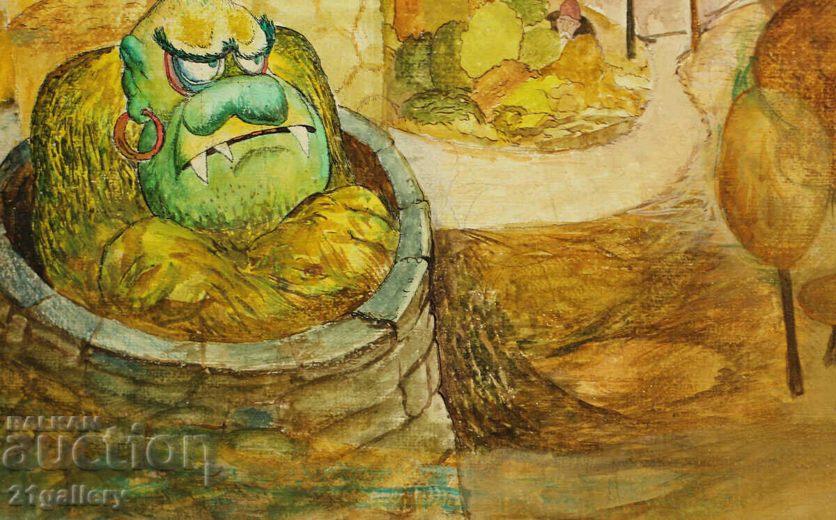 Naive composition, oil paints - 6 Naive composition, oil paints - 6