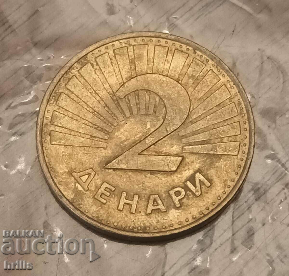 2 DENARI 1993 - REPUBLICA MACEDONIA