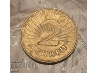 2 DENARI 1993 - REPUBLICA MACEDONIA