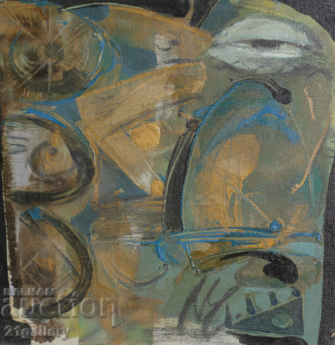 Mariana Ezhbekova, abstract composition oil paints with price 200.00 BGN | € 102.26 Mariana Ezhbekova, abstract composition oil paints with price 200.00 BGN | € 102.26