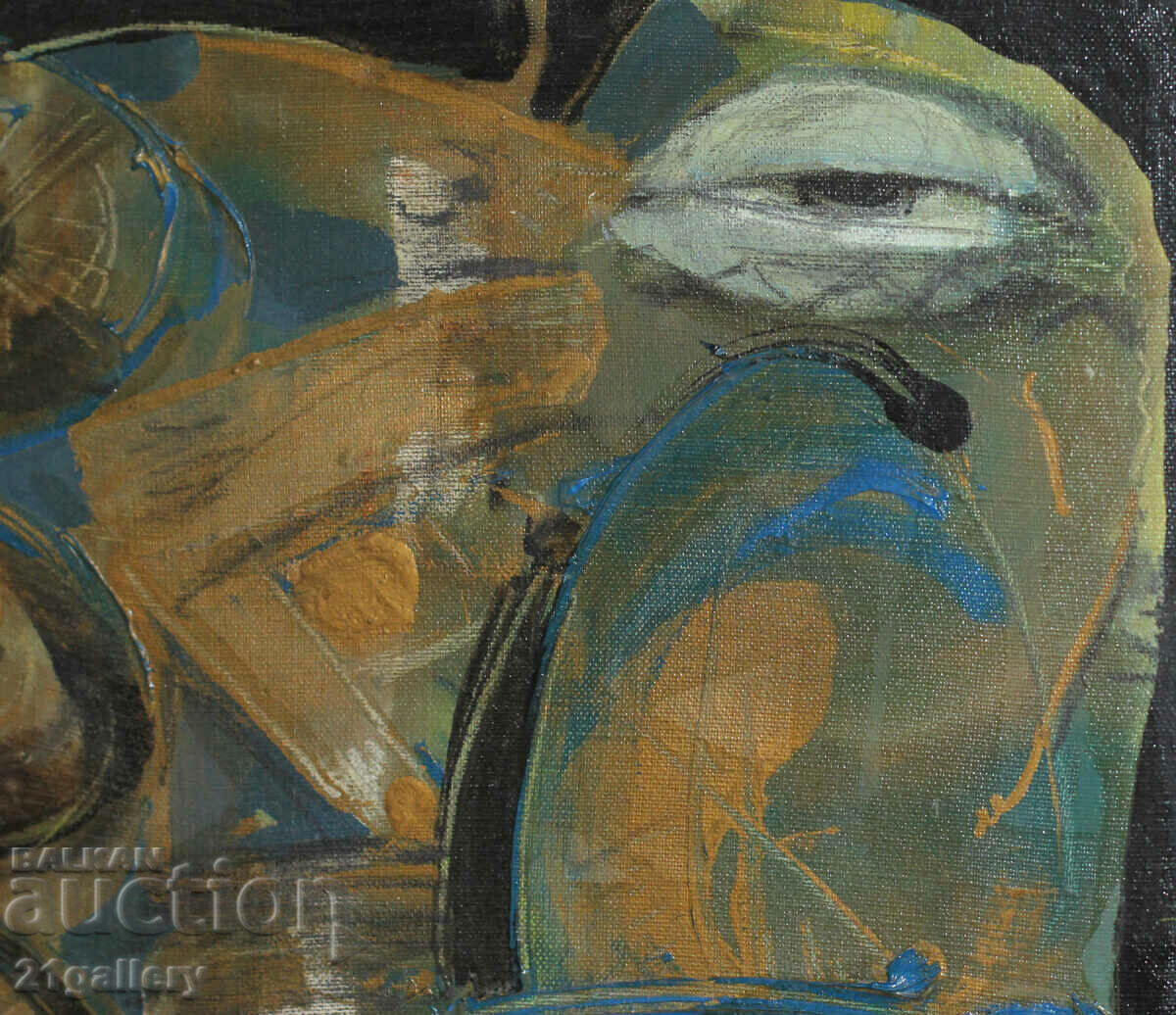 Mariana Ezhbekova, abstract composition oil paints - 5 Mariana Ezhbekova, abstract composition oil paints - 5