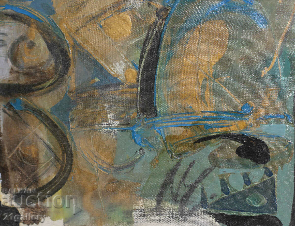 Mariana Ezhbekova, abstract composition oil paints - 6 Mariana Ezhbekova, abstract composition oil paints - 6