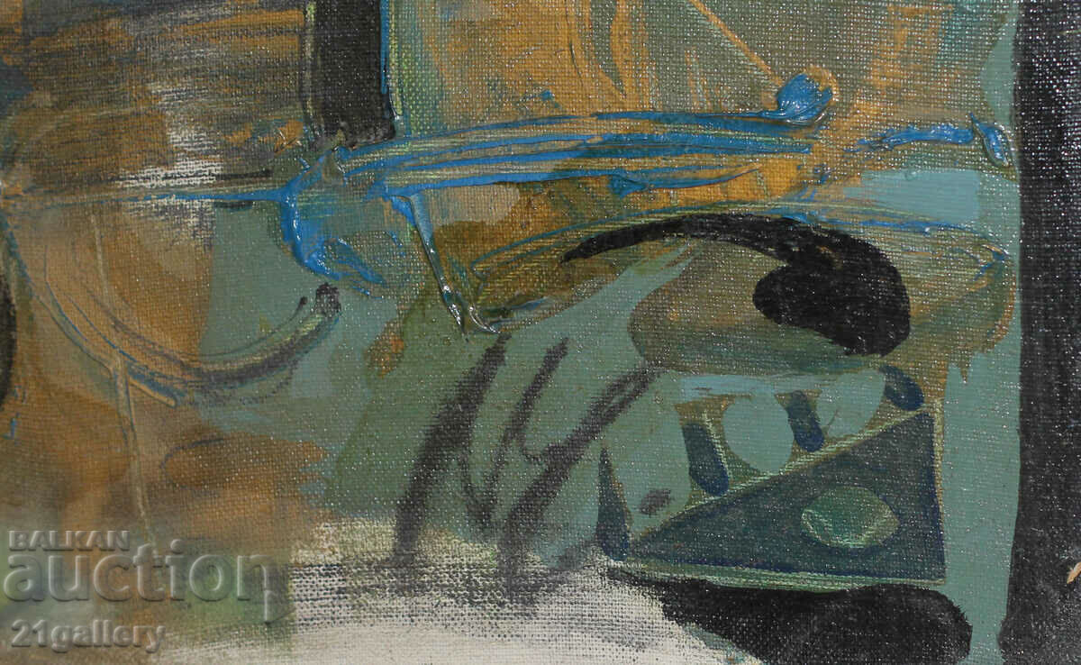 Mariana Ezhbekova, abstract composition oil paints - 7 Mariana Ezhbekova, abstract composition oil paints - 7