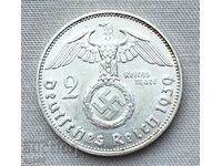 2 timbre 1939 Swastika al treilea Reich