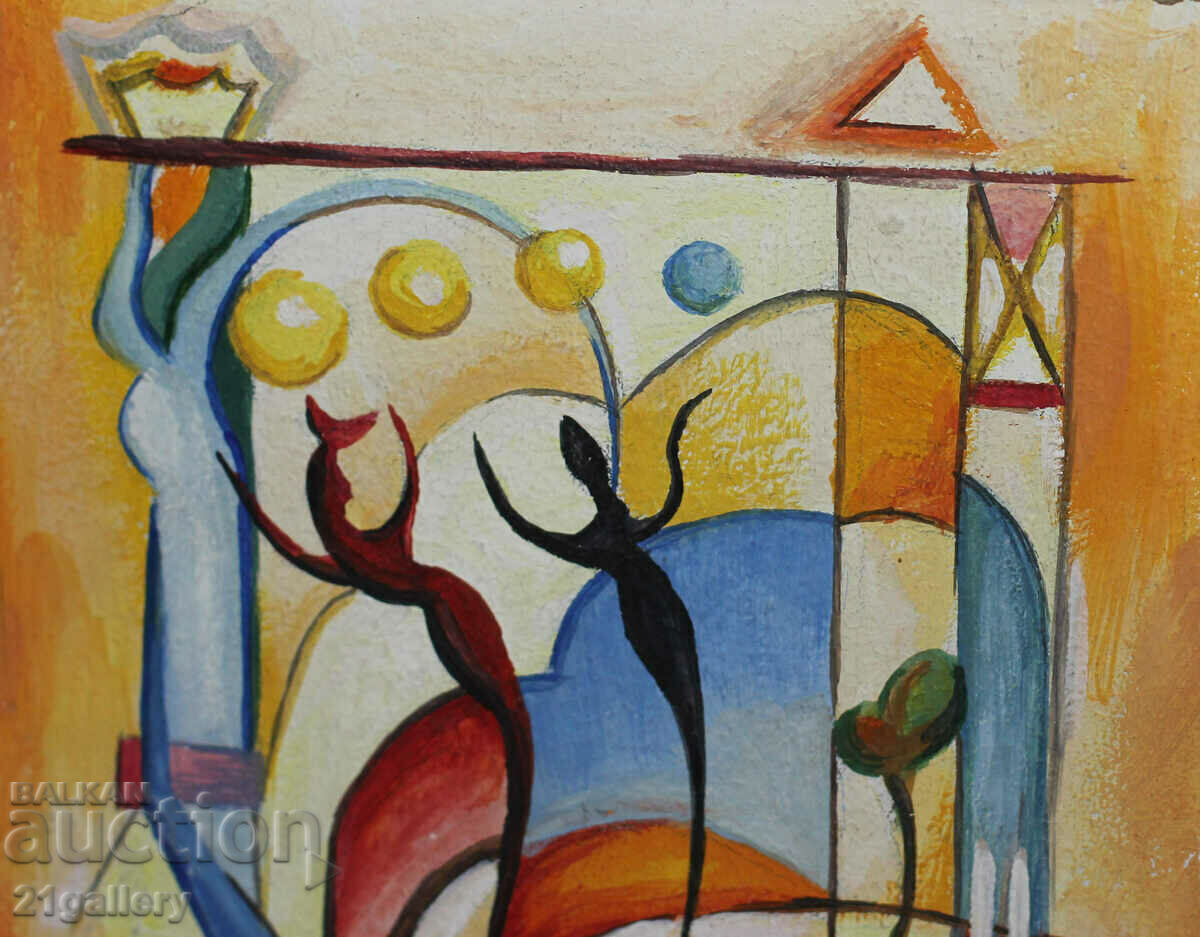 Delivery of Elizabeth Angelova abstraction / oil paints 2010 Delivery of Elizabeth Angelova abstraction / oil paints 2010