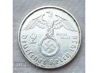 2 timbre 1938 Swastika al treilea Reich.#4