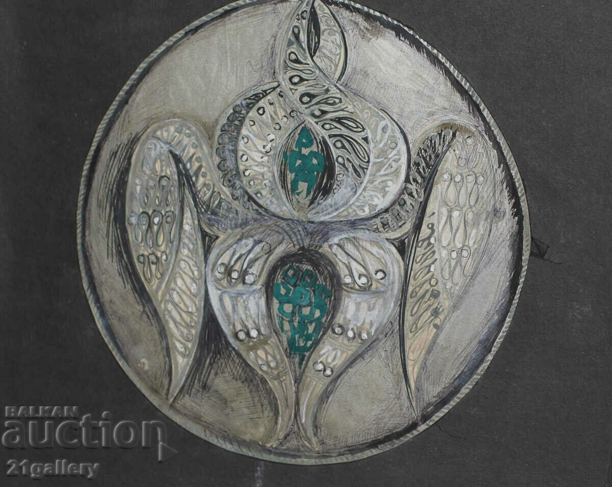 Maria Nozharova (1928-2020) design for film props - 5