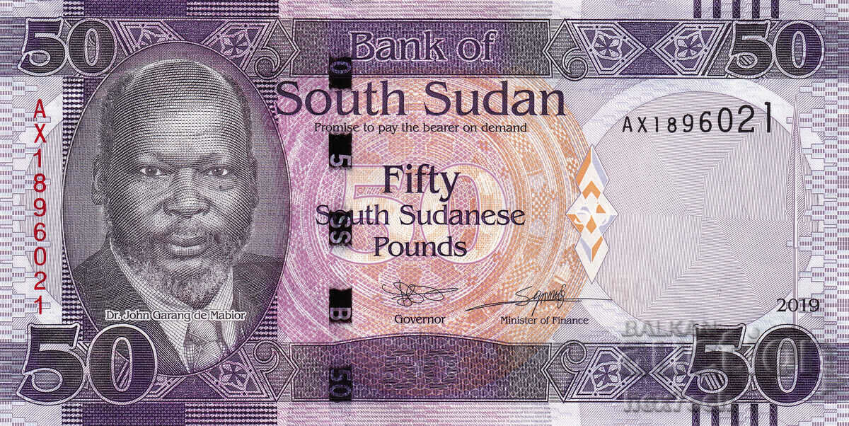 ❤️ ⭐ South Sudan 2019 50 pound UNC new ⭐ ❤️ with price 4.49 BGN | € 2.30 ❤️ ⭐ South Sudan 2019 50 pound UNC new ⭐ ❤️ with price 4.49 BGN | € 2.30