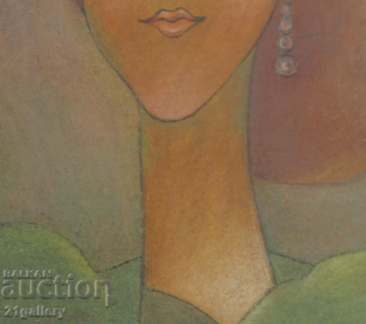 Iliya Rangelov Portrait pastel 1992 - 6