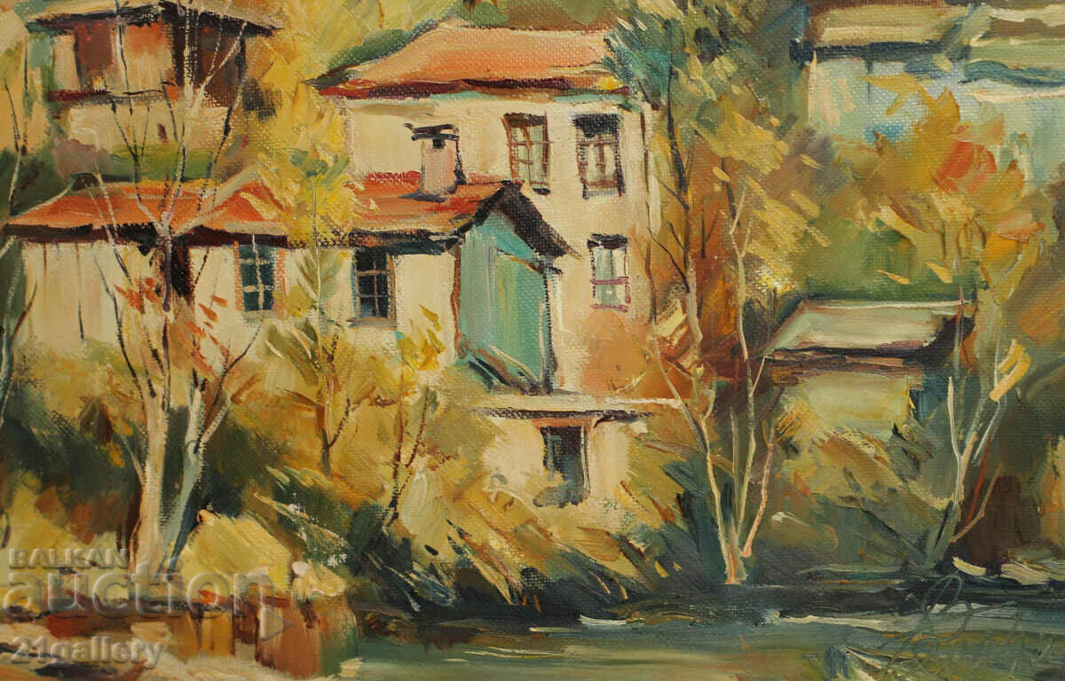 Hristo Vlashev Landscape "Autumn" oil paints - 6 Hristo Vlashev Landscape "Autumn" oil paints - 6