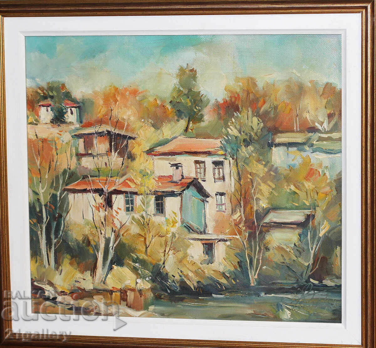 Hristo Vlashev Landscape "Autumn" oil paints Hristo Vlashev Landscape "Autumn" oil paints