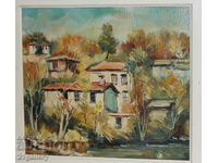 Hristo Vlashev Landscape "Autumn" oil paints