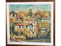 Hristo Vlashev Landscape "Autumn" oil paints