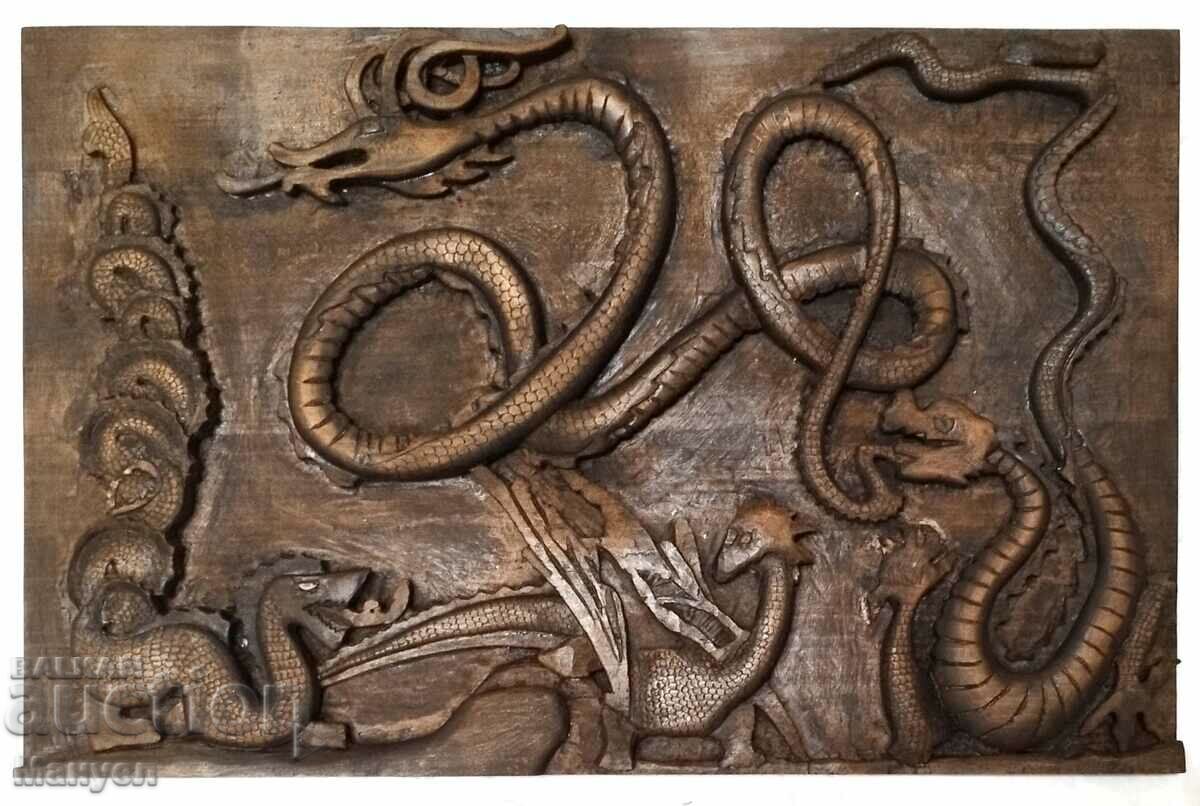 Old wood carving - church motifs. - 7 Old wood carving - church motifs. - 7