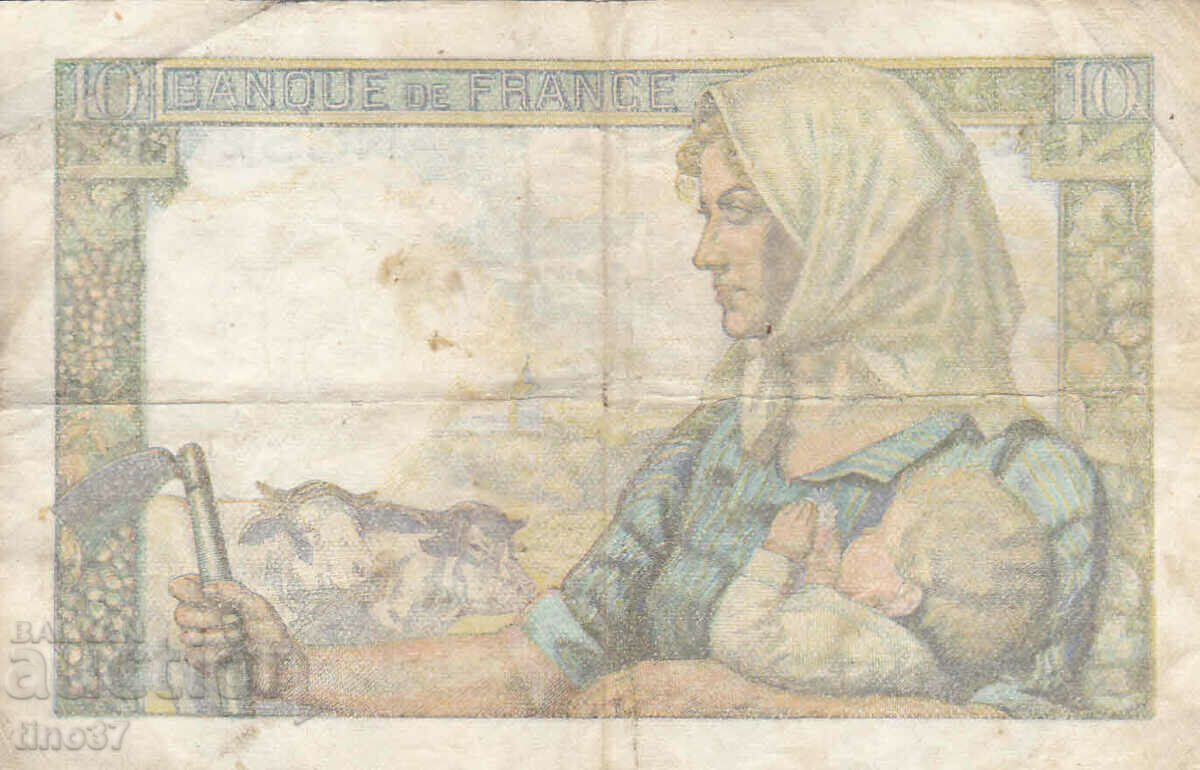 Аукцион tino37- ФРАНЦИЯ - 10 ФРАНКА - 1949г Аукцион tino37- ФРАНЦИЯ - 10 ФРАНКА - 1949г