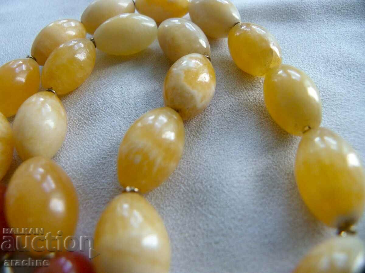 Delivery of Copper Brazilian agate and silver necklace Delivery of Copper Brazilian agate and silver necklace