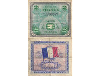 tino37- FRANCE - 2 FRANC /MILITARY CERTIFICATE/ - 1944 - F