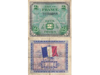 tino37- FRANCE - 2 FRANC /MILITARY CERTIFICATE/ - 1944 - F