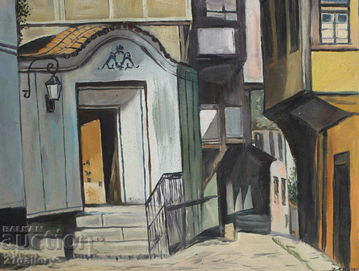 Zahari Sasim Landscape oil paints "Alafrangite" 2004. - 5