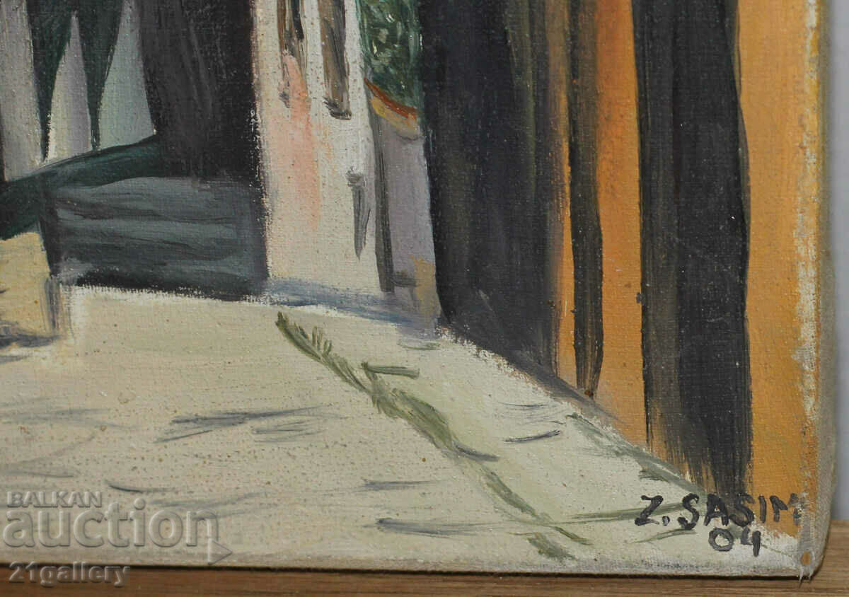 Zahari Sasim Landscape oil paints "Alafrangite" 2004. - 6