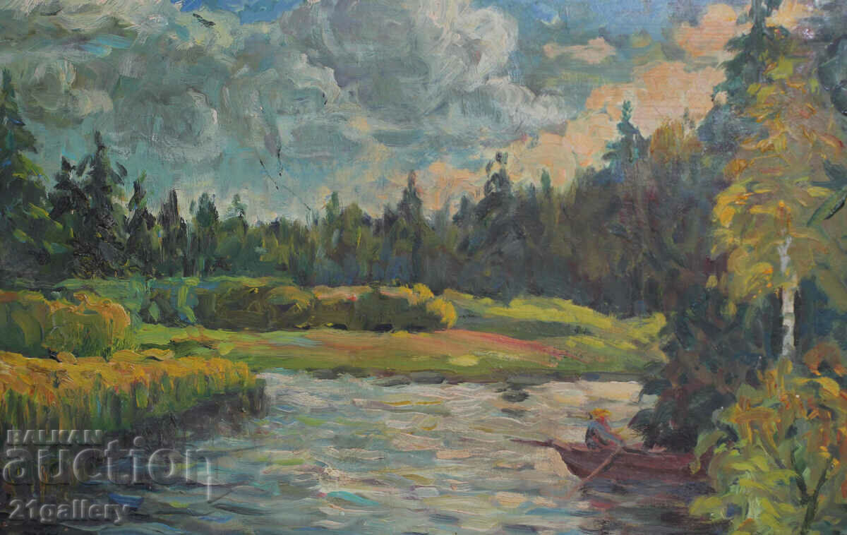 Ivan Vodev (1922-1996) Landscape oil paints 1978. - 5 Ivan Vodev (1922-1996) Landscape oil paints 1978. - 5