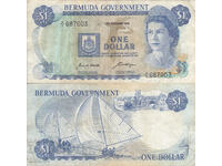 tino37- BERMUDA - 1 DOLLAR - 1970