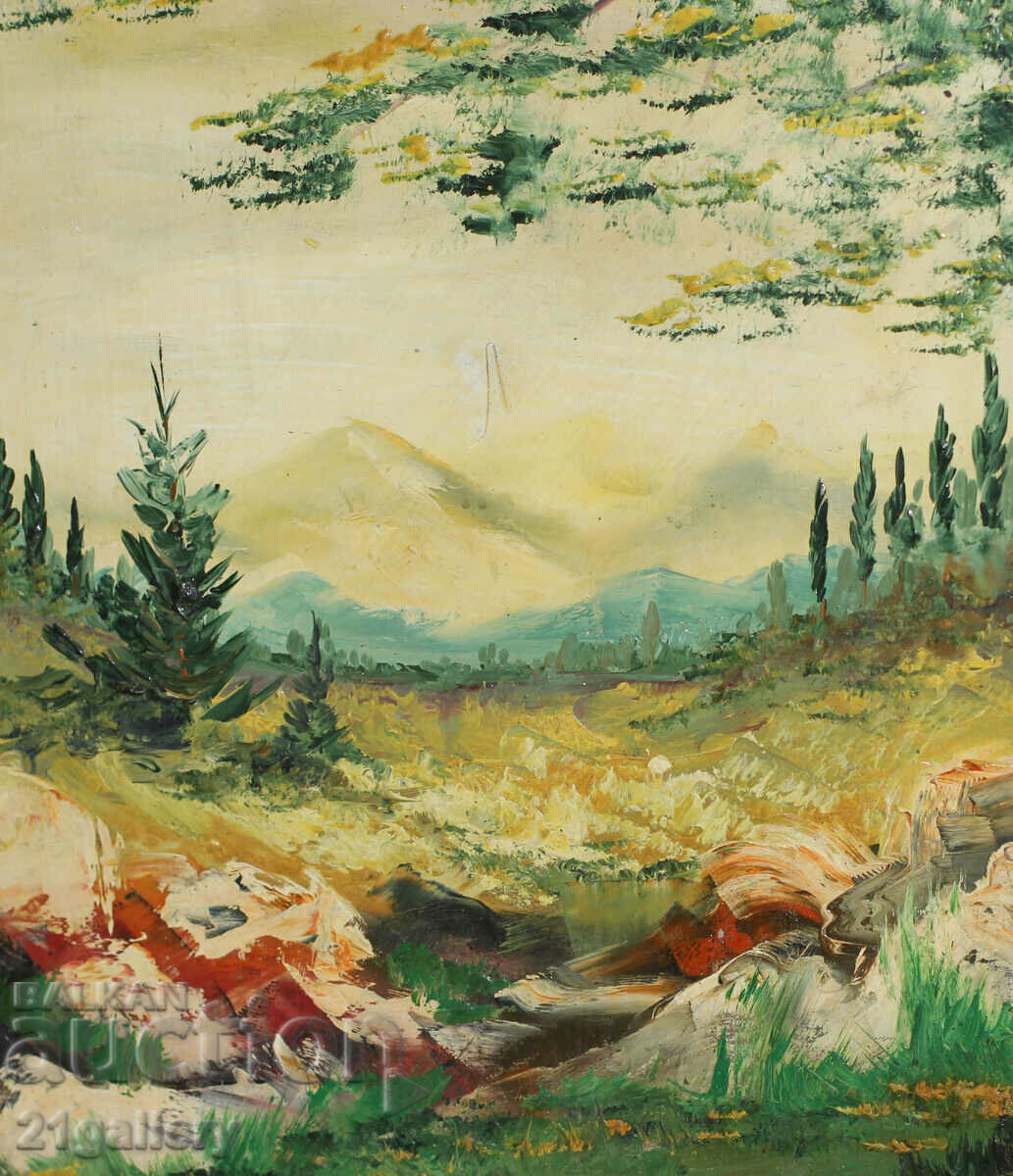 Delivery of Krasimir Nestorov Landscape oil paints 1995 Delivery of Krasimir Nestorov Landscape oil paints 1995