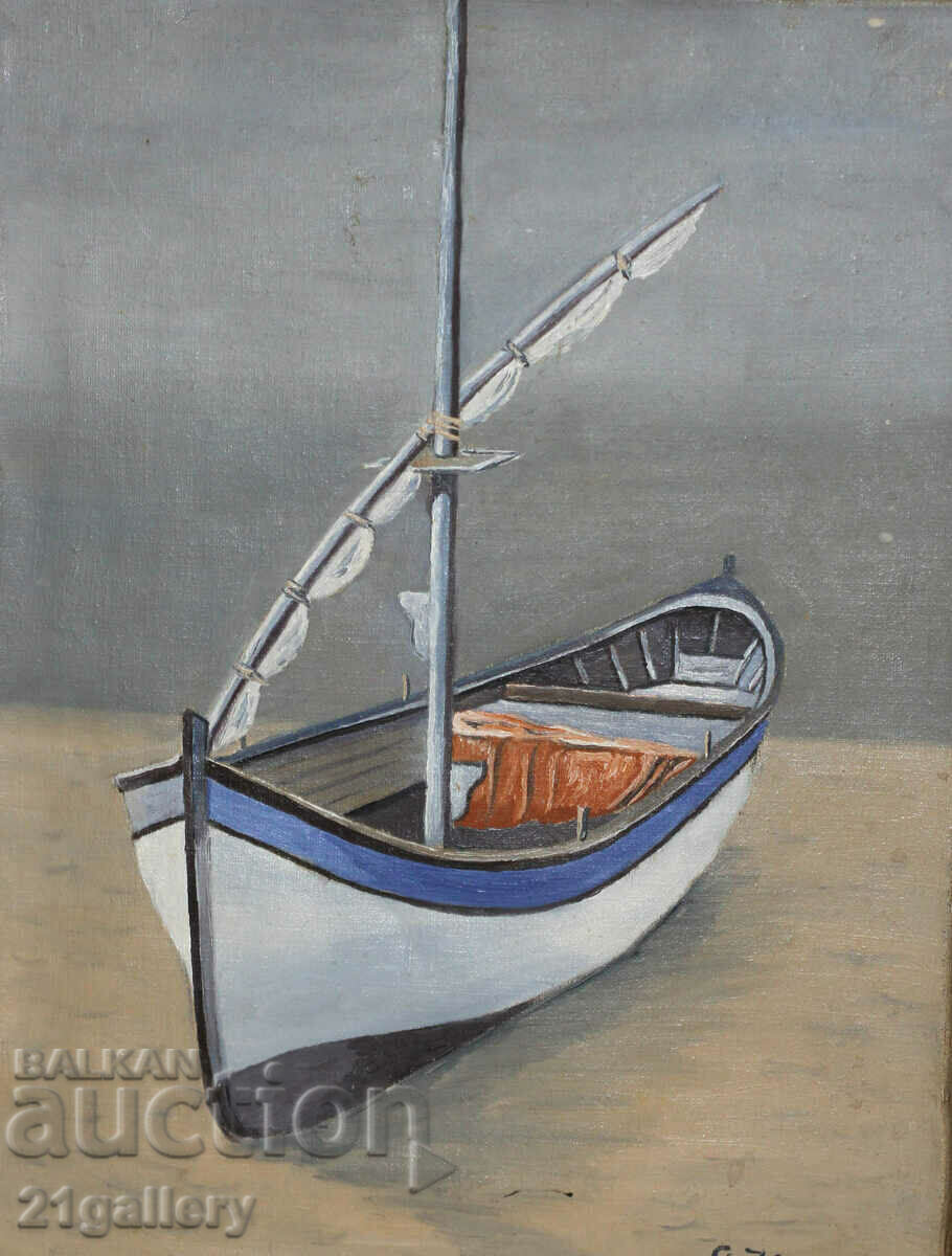 Ελαιογραφία Ψαροκάικα Υπογραφή με τιμή 160.00 BGN | € 81.81 Ελαιογραφία Ψαροκάικα Υπογραφή με τιμή 160.00 BGN | € 81.81