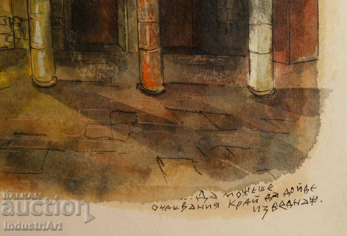 Project for theater decor Boris Ahchiyski 1977 signed - 7 Project for theater decor Boris Ahchiyski 1977 signed - 7