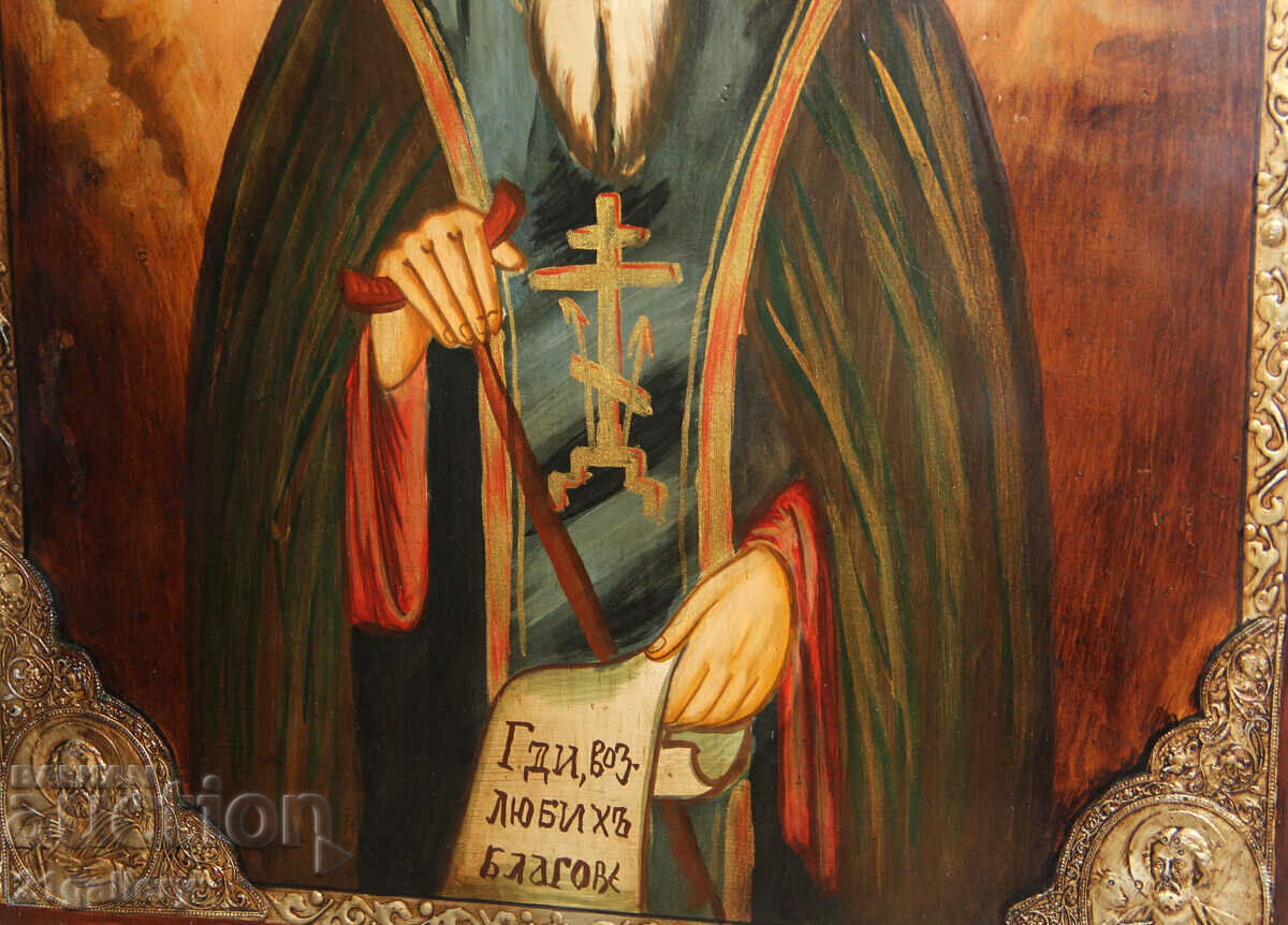 Modern hand painted icon of St. Ivan Rilski - 5 Modern hand painted icon of St. Ivan Rilski - 5