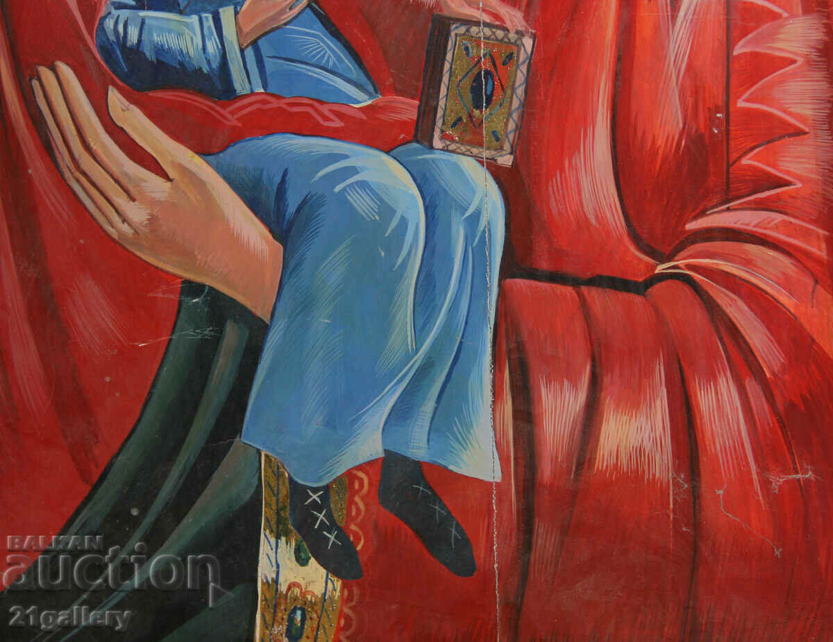 Hand-painted icon of the Holy Mother of God with the Child - 6 Hand-painted icon of the Holy Mother of God with the Child - 6