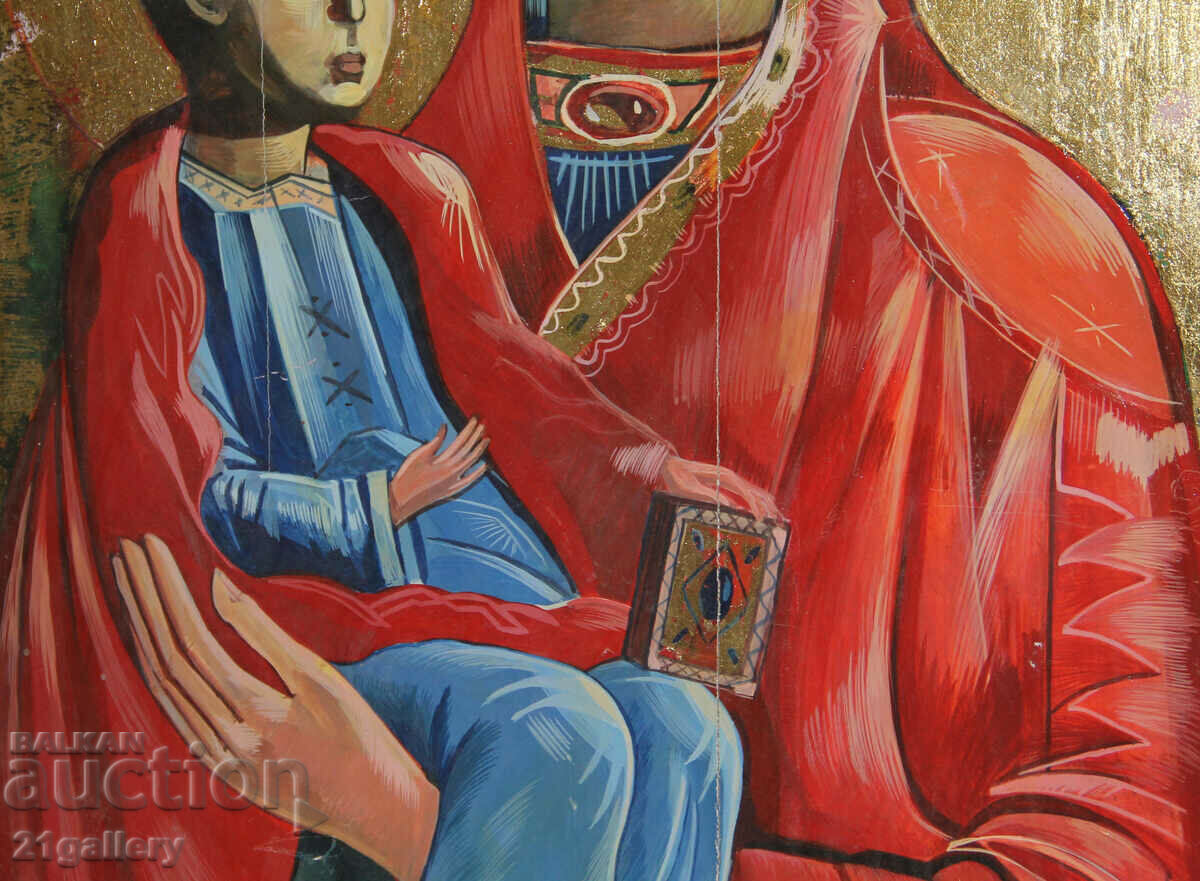 Hand-painted icon of the Holy Mother of God with the Child - 7 Hand-painted icon of the Holy Mother of God with the Child - 7