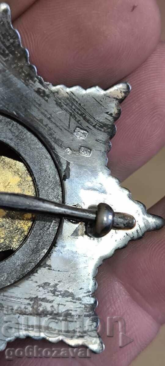 Iugoslavia Ordinul Meritul Militar gradul lll 1951 Argint ! - 5 Iugoslavia Ordinul Meritul Militar gradul lll 1951 Argint ! - 5