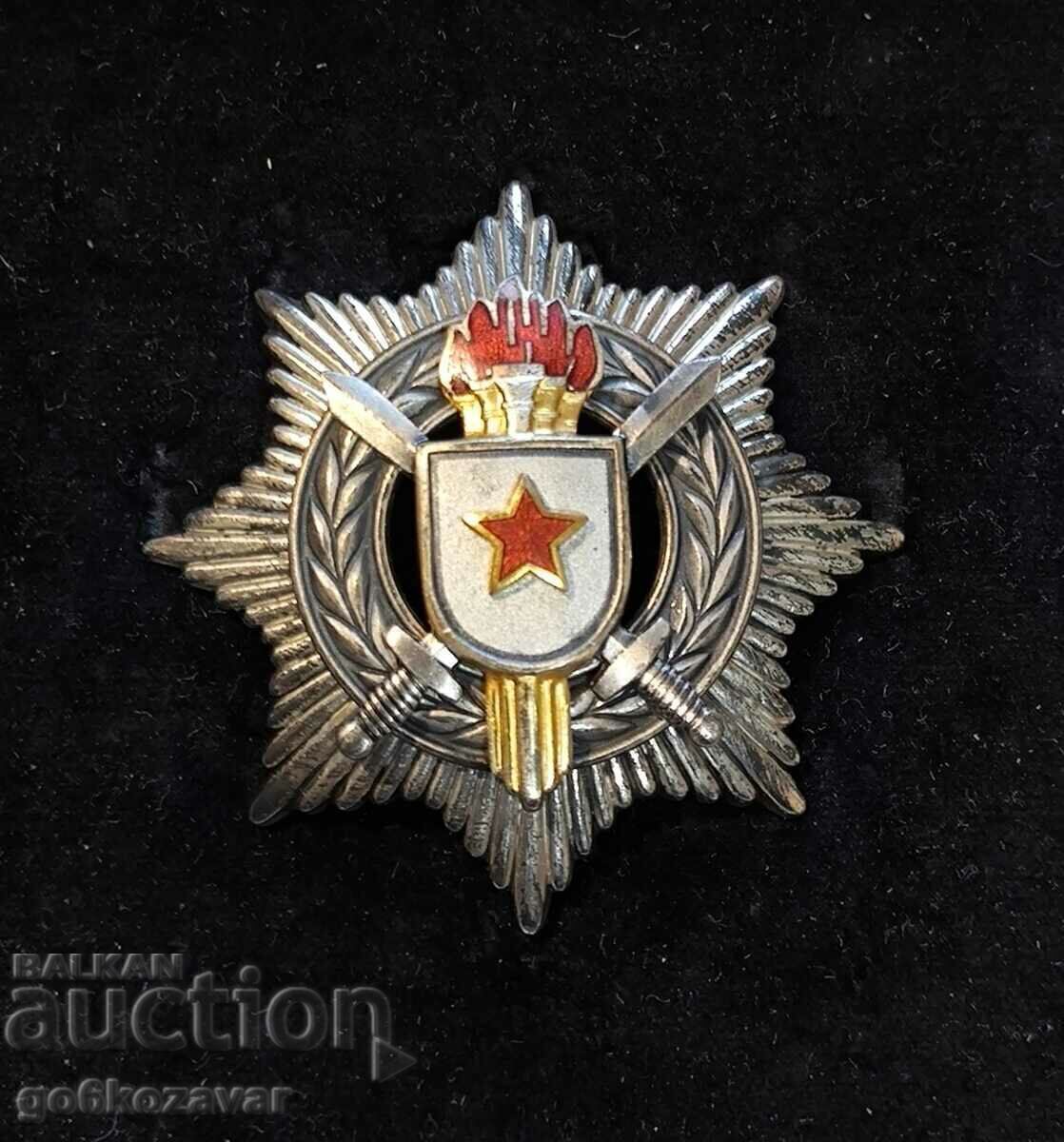 Iugoslavia Ordinul Meritul Militar gradul lll 1951 Argint !