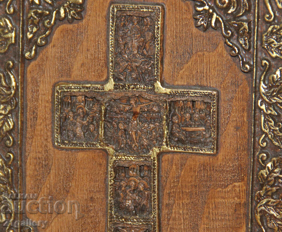 Hand carved icon The Cross of Christ - 5 Hand carved icon The Cross of Christ - 5