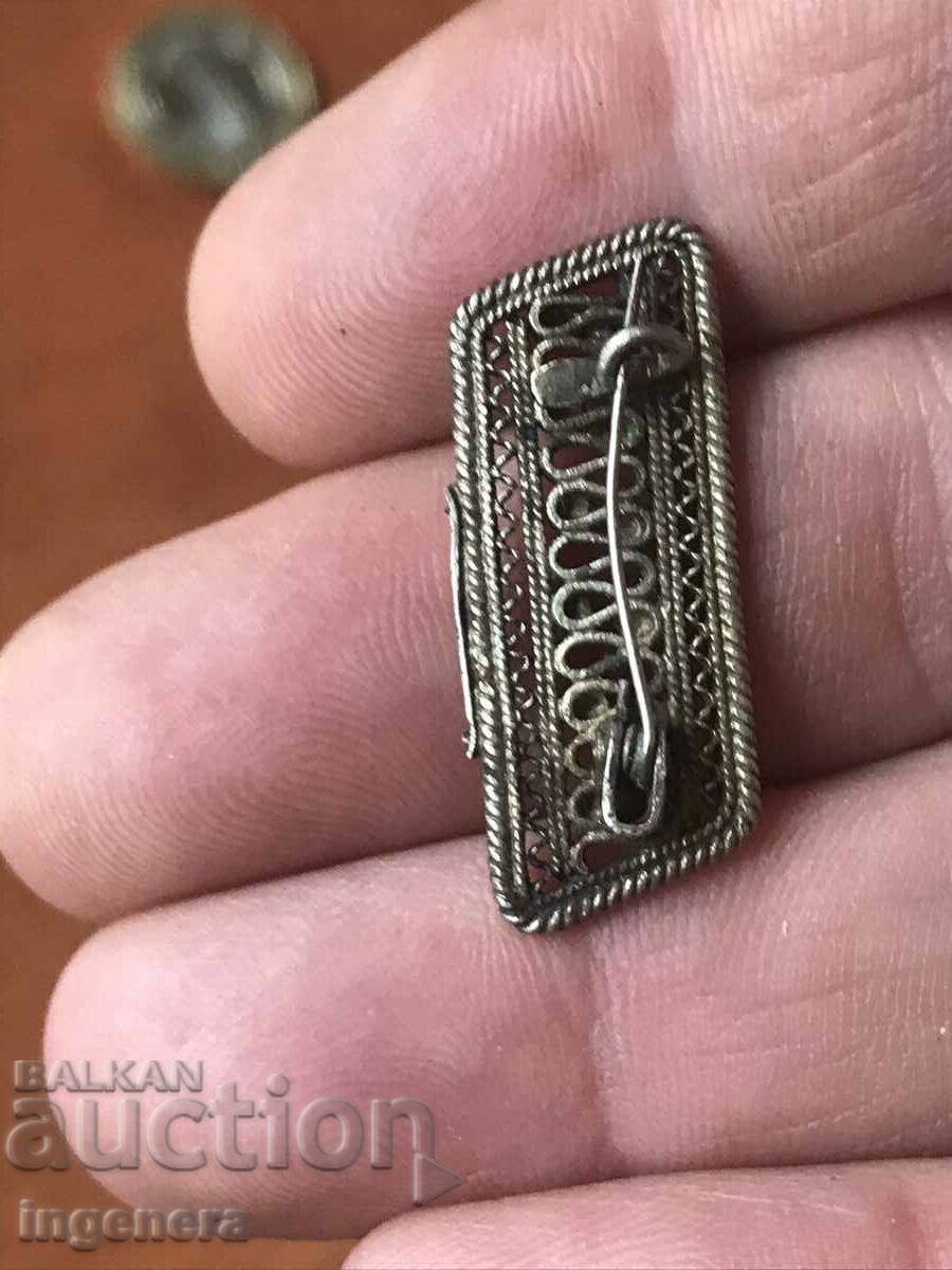 BROOCH SILVER FILIGREE OLD ETHNIC FOLKLORE with price 28.00 BGN | € 14.32