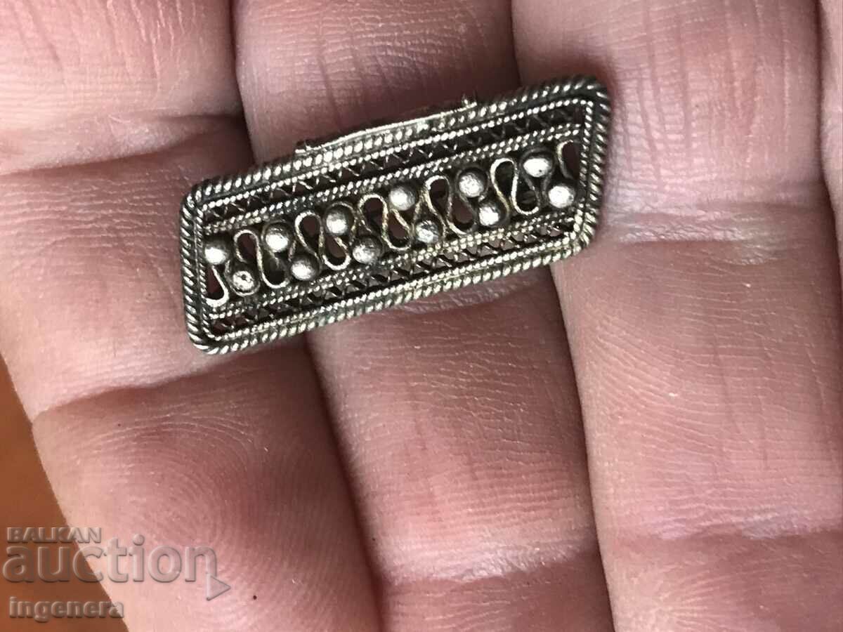 Auction  BROOCH SILVER FILIGREE OLD ETHNIC FOLKLORE