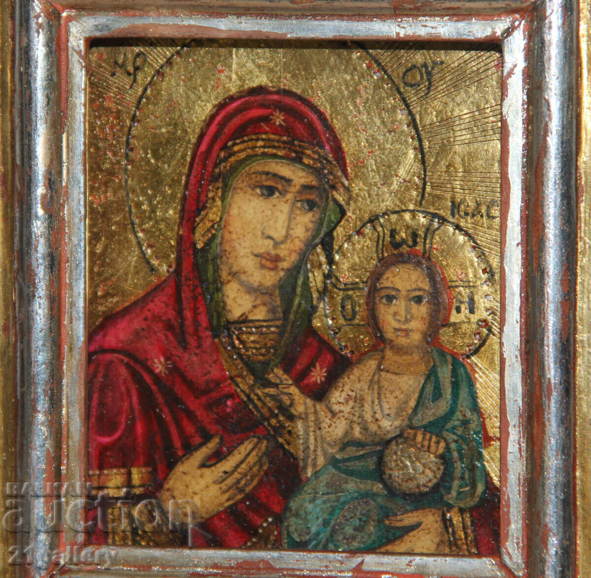 Hand-painted icon of the Holy Mother of God with the Child - 5 Hand-painted icon of the Holy Mother of God with the Child - 5