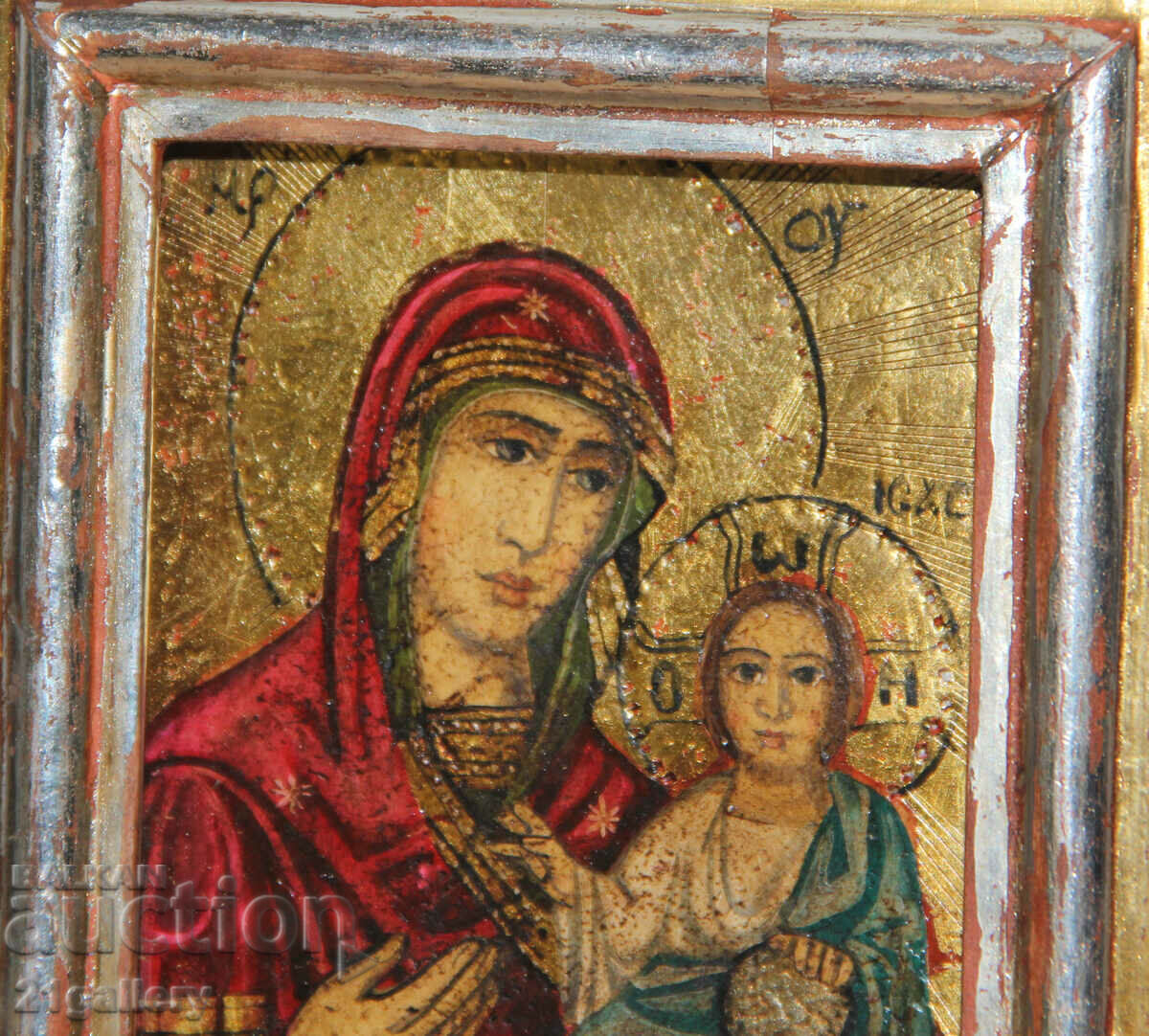 Hand-painted icon of the Holy Mother of God with the Child - 7 Hand-painted icon of the Holy Mother of God with the Child - 7