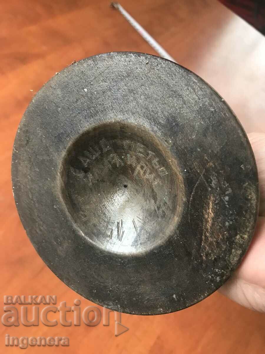 CANDLESTICK WOOD CARVING VINTAGE FROM THE 70'S - 6 CANDLESTICK WOOD CARVING VINTAGE FROM THE 70'S - 6