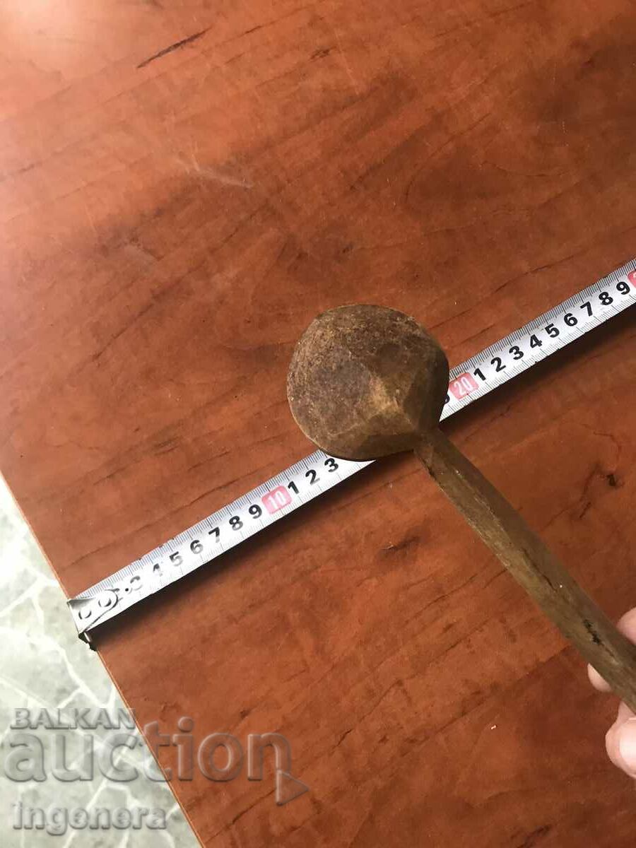 ANTIQUE HAND CARVED WOODEN SPOON with price 9.00 BGN | € 4.60 ANTIQUE HAND CARVED WOODEN SPOON with price 9.00 BGN | € 4.60