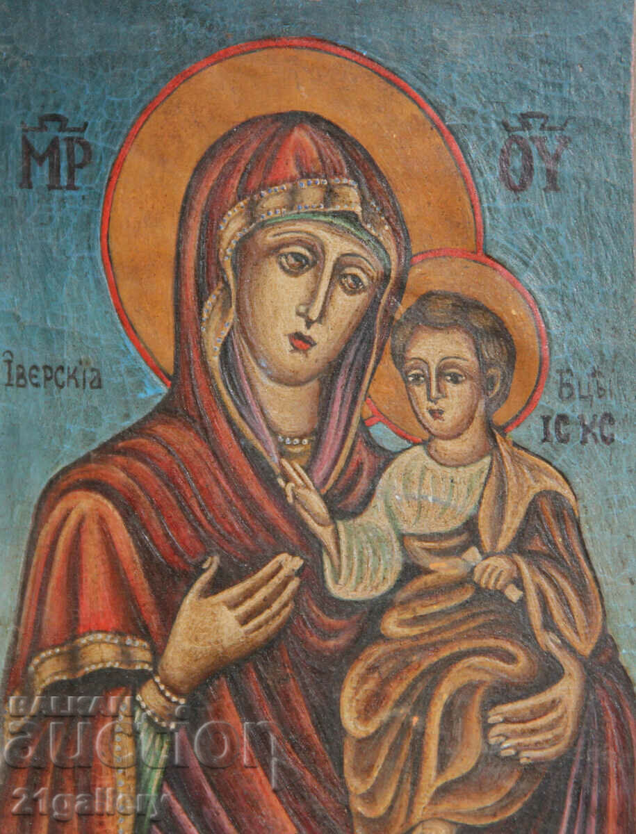 Hand-painted icon of the Holy Mother of God with the Child - 5 Hand-painted icon of the Holy Mother of God with the Child - 5