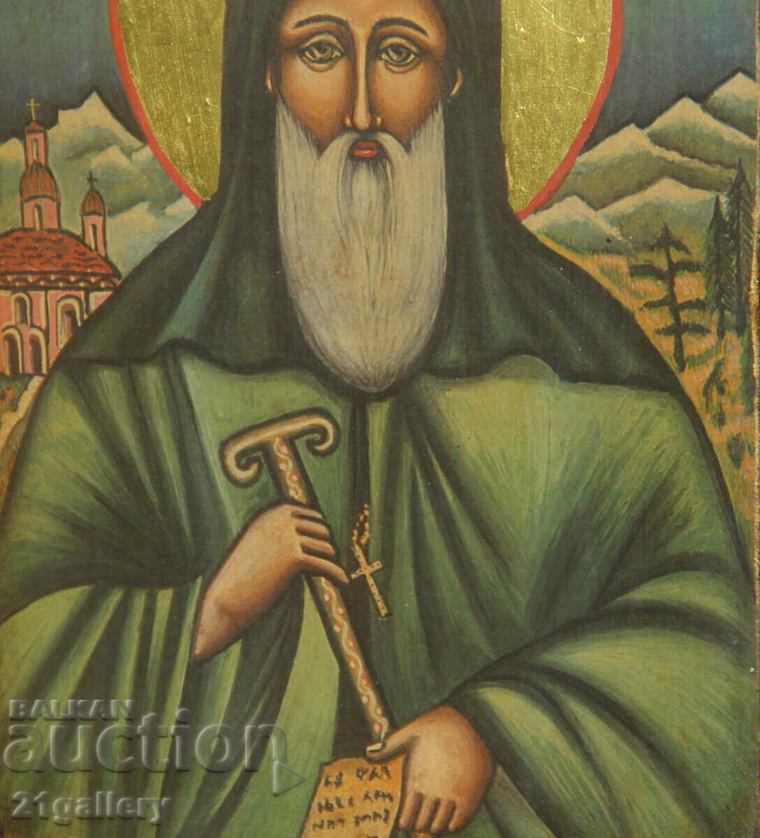 Hand-painted icon of Saint Ivan of Rila - 7 Hand-painted icon of Saint Ivan of Rila - 7