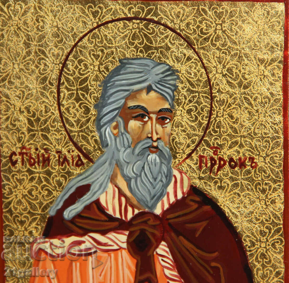 Delivery of Modern hand-painted icon of the Holy Prophet Elijah Delivery of Modern hand-painted icon of the Holy Prophet Elijah