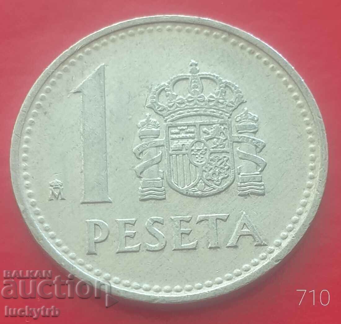 1 peseta 1987 - Spania